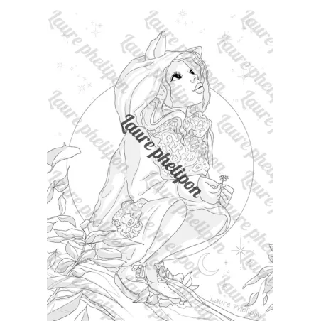 Coloriage Rêverie en PDF