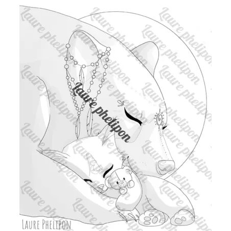 Coloriage Ours en PDF