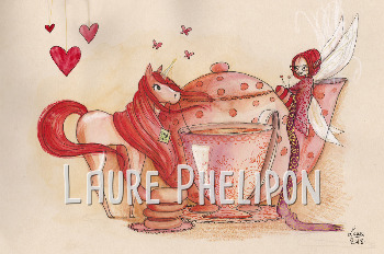 Un thé avec une licorne par Laure Phelipon