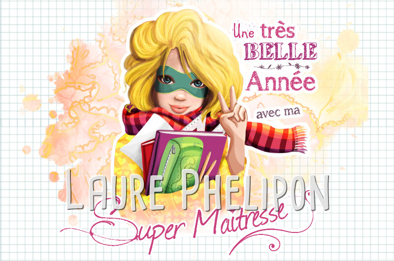 Blonde Numérique Maîtresse  Ecole par Laure Phelipon