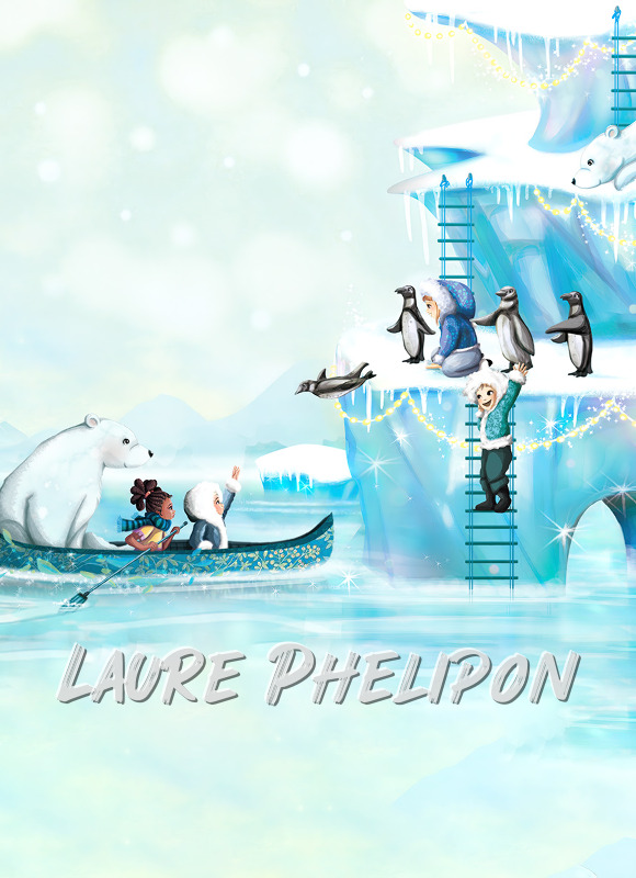 Garçon Fille Numérique Ours Pingouin par Laure Phelipon