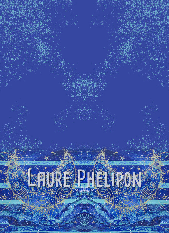 Motif Lune Acrylique par Laure Phelipon