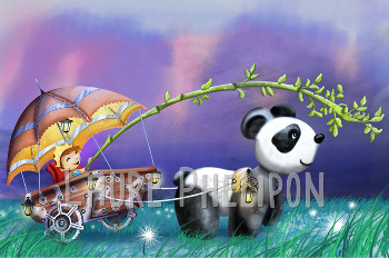 Panda par Laure Phelipon