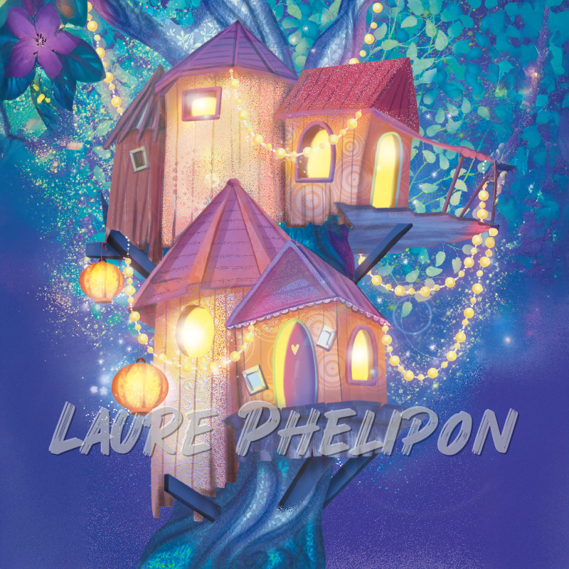 Danse Arbre Lumière Nuit Numérique Maison Oracle Sommeil Cabane par Laure Phelipon