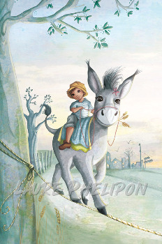 Promenade à dos d'âne par Laure Phelipon