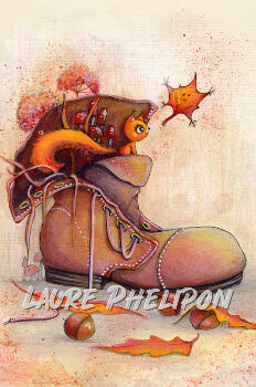 Botte - inktober par Laure Phelipon