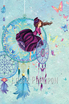 Attrape rêve bleu par Laure Phelipon