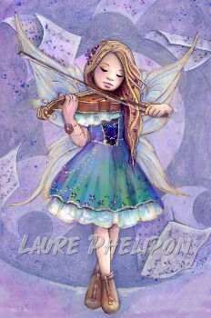 Fee violoniste par Laure Phelipon