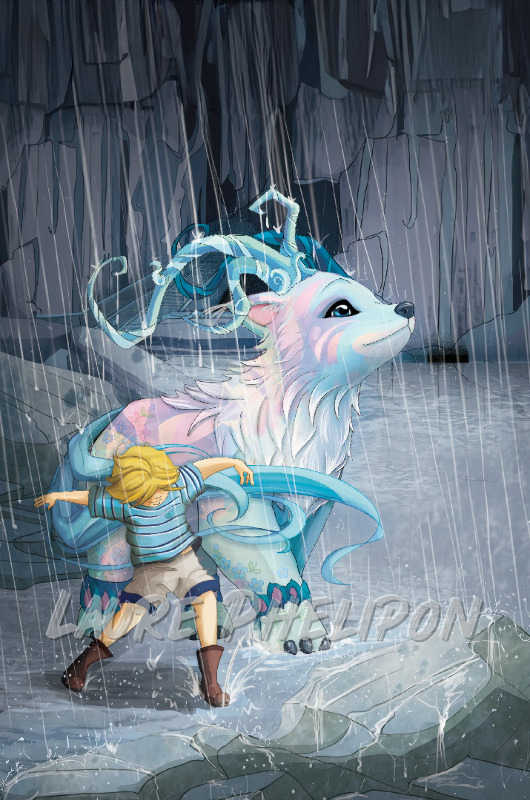 Garçon Numérique Pluie par Laure Phelipon