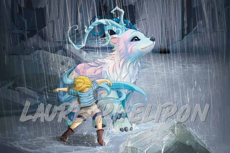 Garçon Numérique Pluie par Laure Phelipon