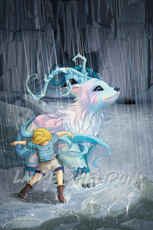 Garçon Numérique Pluie par Laure Phelipon