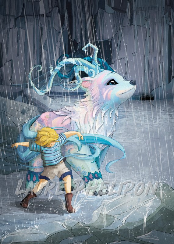 Garçon Numérique Pluie par Laure Phelipon