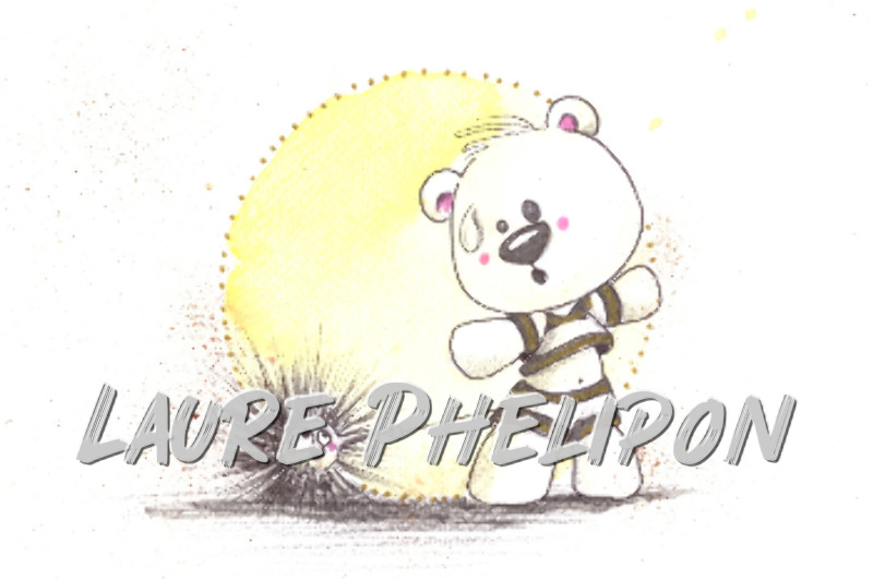 Ours Dessin inktober par Laure Phelipon