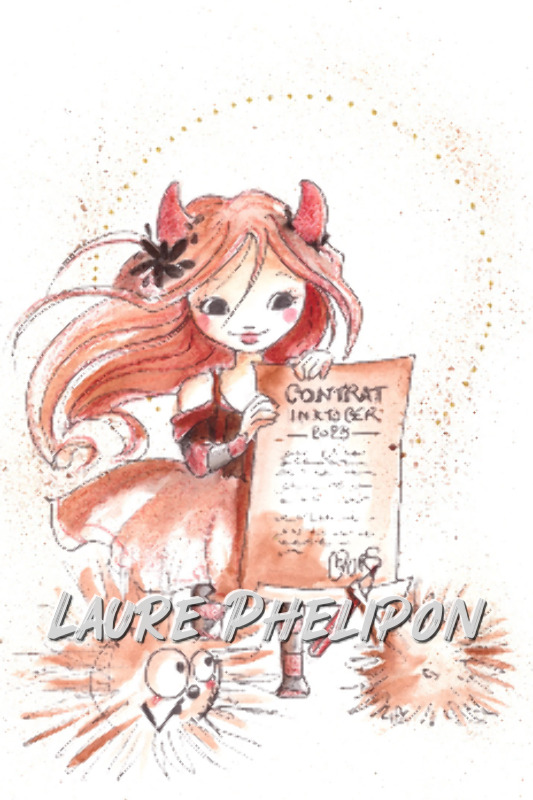 Aquarelle inktober Contrat par Laure Phelipon