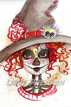 Squelettique - Inktober 2025 - 28 par Laure Phelipon