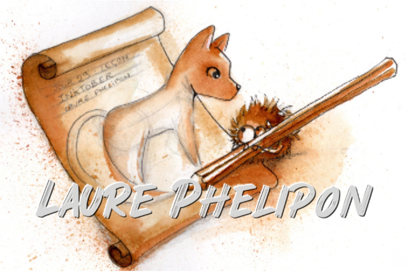 Aquarelle inktober par Laure Phelipon