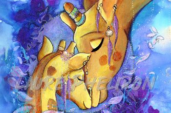 Girafes par Laure Phelipon