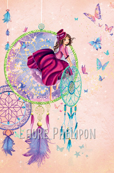 Attrape rêve Rose par Laure Phelipon