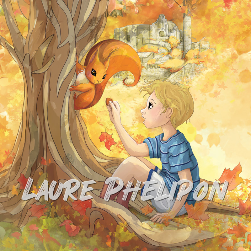 Arbre Ecureuil Enfant par Laure Phelipon