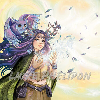 Druidesses par Laure Phelipon