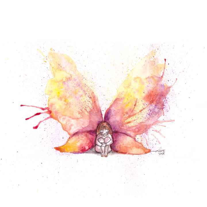 B75 :: fée papillon